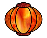 (image for) Super simple chinese new year lantern suncatcher