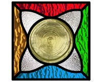 (image for) Super simple geometric stained glass pattern