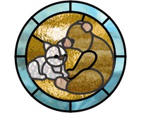 (image for) Teddy bear 1 kitty round