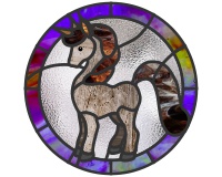 (image for) Unicorn simple 1 round border