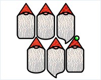 (image for) Very easy silly santas