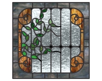 (image for) Victorian square leaves pillars, no berries