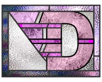 (image for) Wacky letter D, rectangular, var 2 pattern