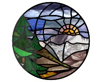 (image for) Winter solstice 2 2021 - sunset mountains trees