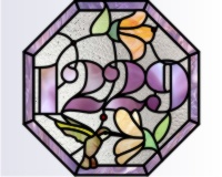 (image for) 1229 octagonal border 1 house numbers