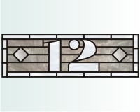 (image for) 12 House number transom var c