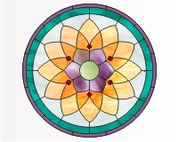 12 petal flower circle center (image for) 12 petal flower circle center