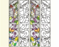 1722 hummingbird sidelights mirrored (image for) 1722 hummingbird sidelights mirrored
