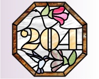 (image for) 204 octagonal border 1 house numbers pattern