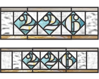 (image for) 226 House numbers transom