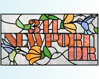 344 Newport Dr hummingbirds transom (image for) 344 Newport Dr hummingbirds transom