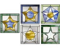 (image for) 5 5 point stars with borders