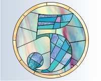 (image for) 5 mosaic round stepping stone