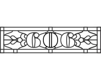 (image for) 606 House number transom
