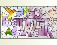 (image for) 68 Banners Walk house numbers transom