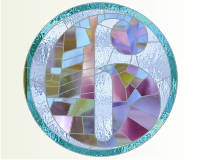(image for) 6 mosaic round stepping stone
