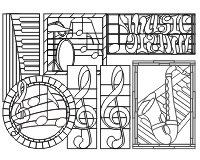 6 music patterns (image for) 6 music patterns