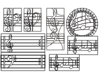 8 music patterns (image for) 8 music patterns