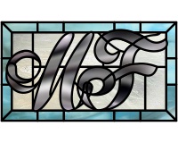 (image for) Alphabet script - M and F (monogram)