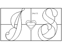 (image for) J and S bevel heart