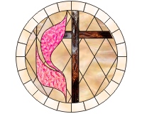 (image for) CROSS - United Methodist flaming cross diamonds pattern