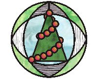 Abstract tree and 4 pointed star (image for) Abstract tree and 4 pointed star