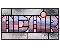 Adair (stained glass transom pattern) (image for) Adair (stained glass transom pattern)