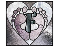 Alphabet baby feet "F" (image for) Alphabet baby feet "F"