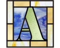 simple alphabet stained glass patterns
