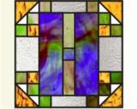 (image for) Alphabet-quilt block "H"