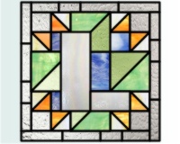 (image for) Alphabet-quilt block "L"