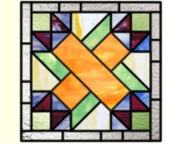 (image for) Alphabet-quilt block "X"