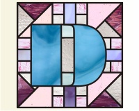 Alphabet-quilt block "D" (image for) Alphabet-quilt block "D"