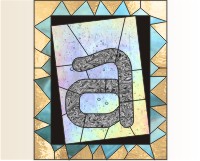 Alphabet - ransom note "A" (image for) Alphabet - ransom note "A"