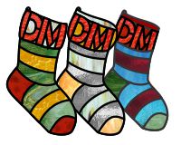 (image for) Alphabet stocking suncatcher (initials) DM