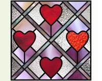 Argyle hearts (image for) Argyle hearts