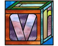 (image for) Alphabet baby blocks "v"