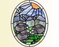 (image for) Bah bah black sheep (with frame)