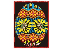 Easter - bds pysanka egg 2 (square beads) (image for) Easter - bds pysanka egg 2 (square beads)