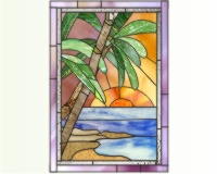 Beach and palm trees 1 (image for) Beach and palm trees 1