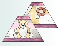 Bear lamp prairie 4 panels (image for) Bear lamp prairie 4 panels