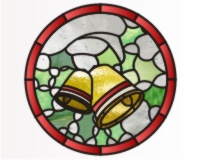 (image for) Bells round (holiday stained glass)