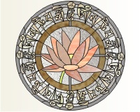 Buddhist mandala lotus (prayer and flower) (image for) Buddhist mandala lotus (prayer and flower)