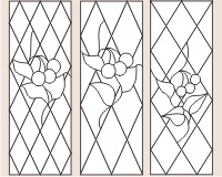 (image for) Cabinet 6 var 2,3,4 cherries and diamonds