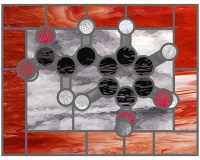 Caffeic acid molecule (image for) Caffeic acid molecule
