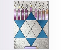 (image for) Star of David and candelabra