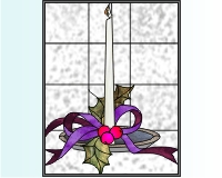 (image for) Candle and holly