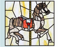 Carousel horse - paint (image for) Carousel horse - paint