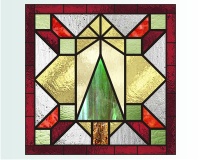 (image for) Christmas quilt weather vane tree 1