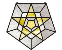 (image for) Christmas star 2010 3 suncatcher